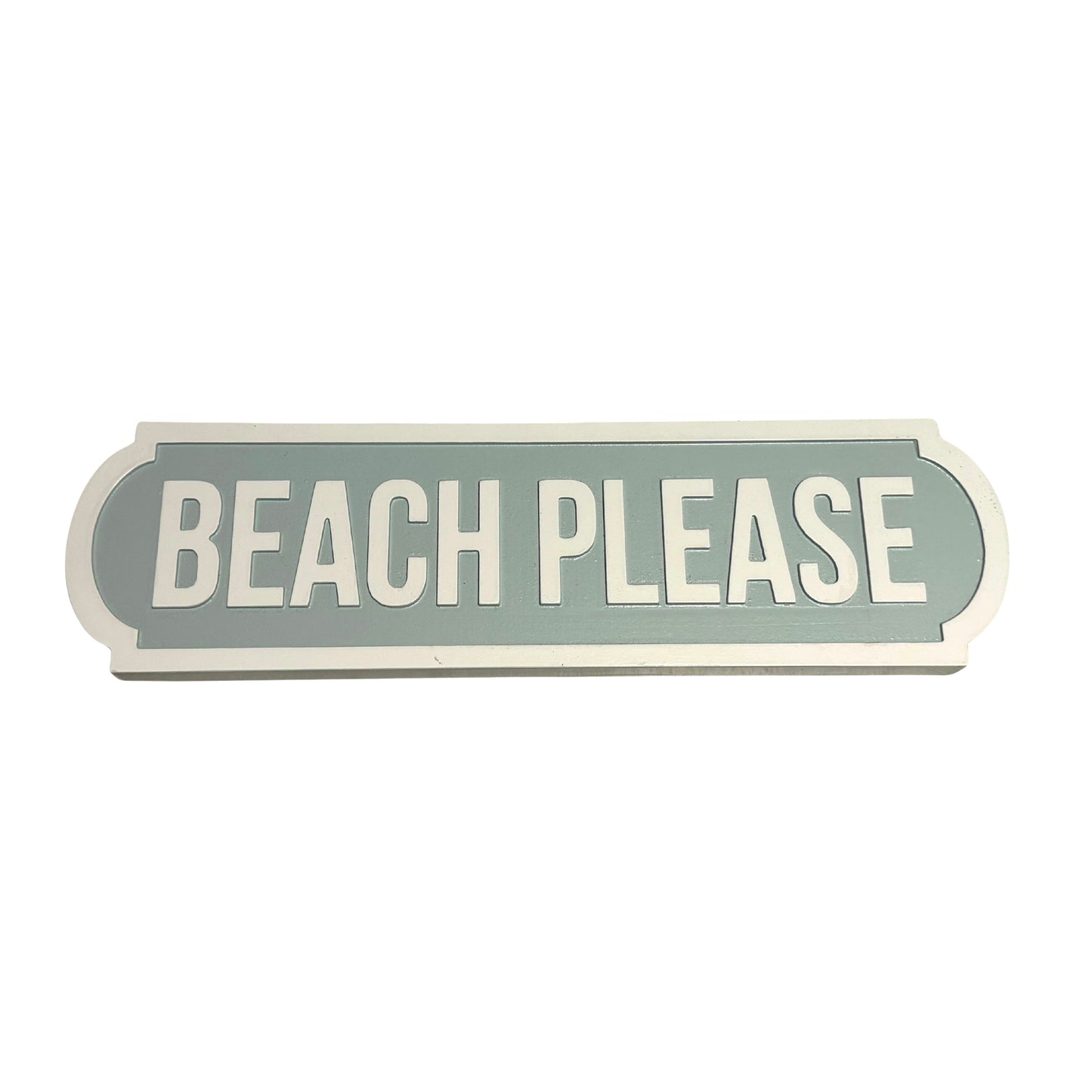 Beach Please Sign