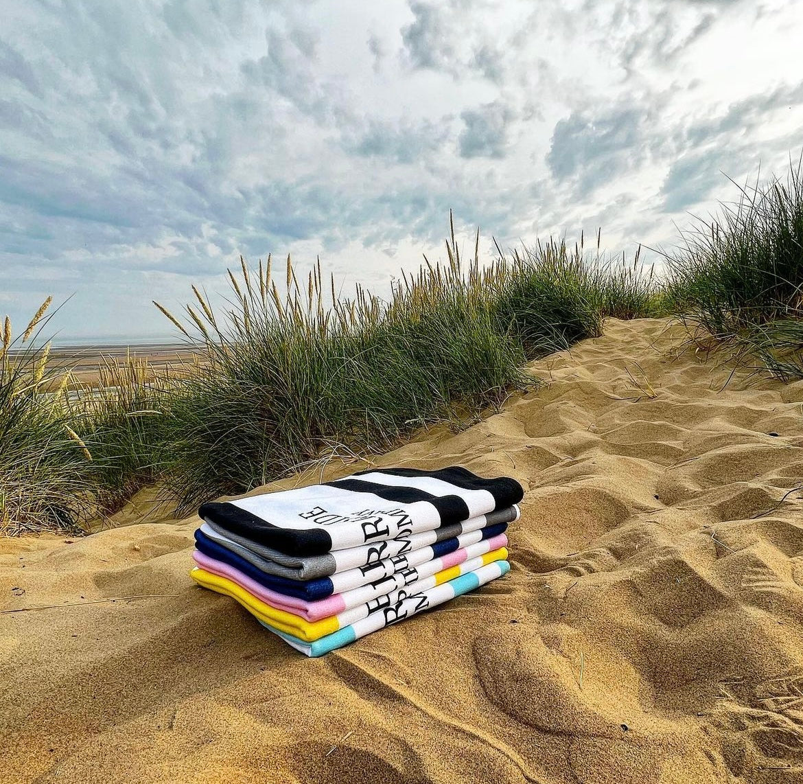 Quick Dry Cotton Mix Beach Towel In Yellow