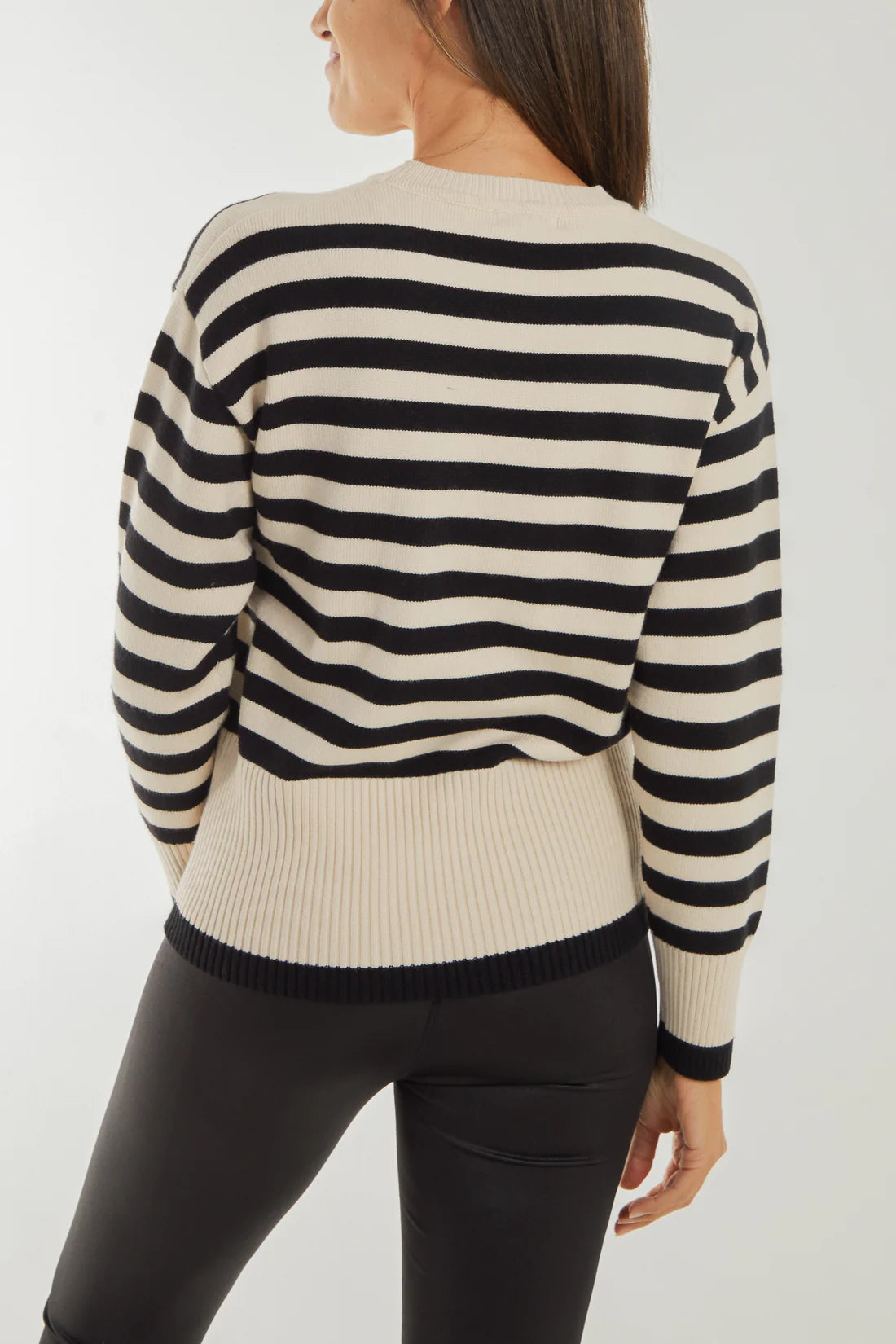 Stripped Crew Neck Jumper