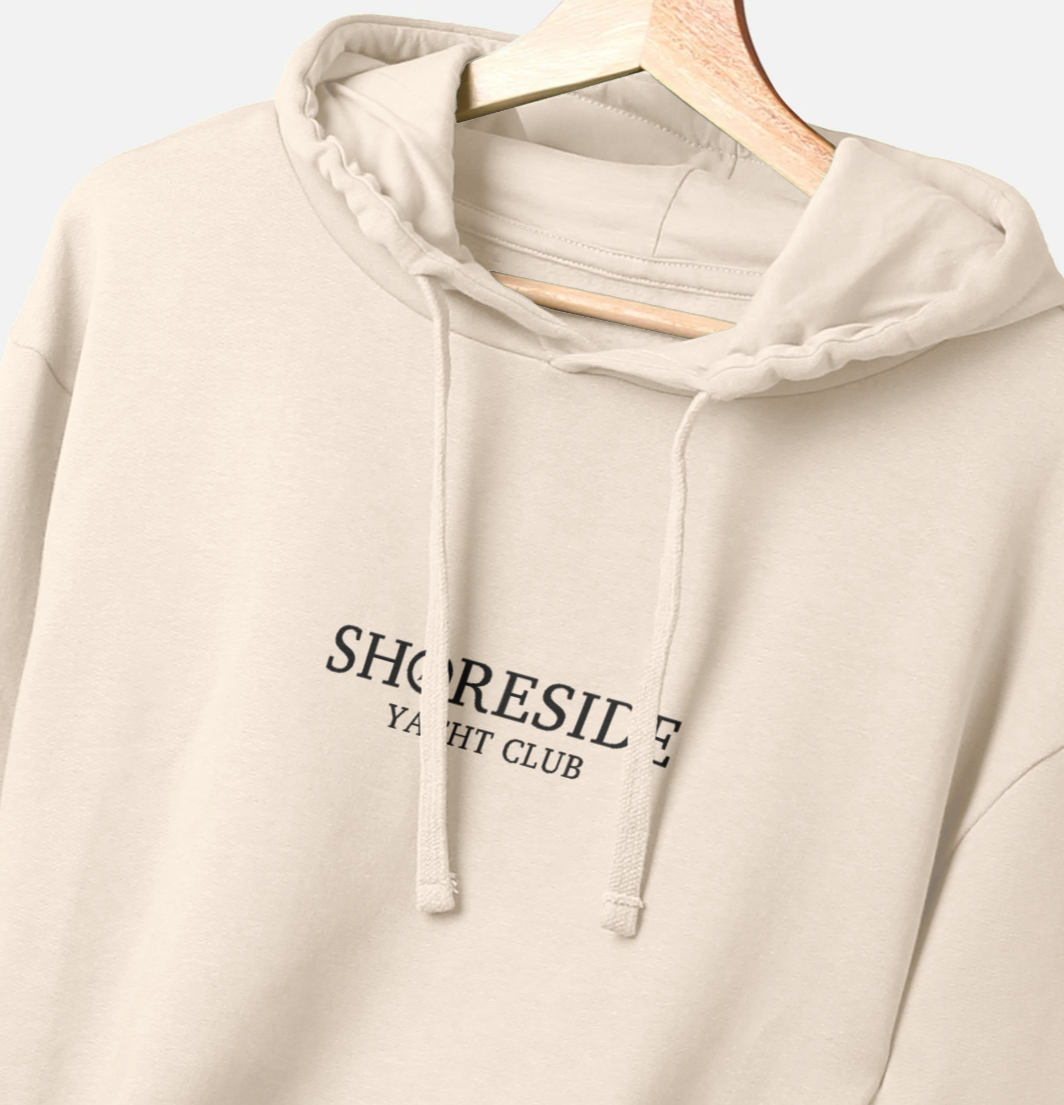 Shoreside Yacht Club Organic Cotton Hoodie - Stone