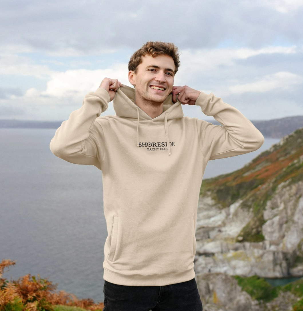Shoreside Yacht Club Organic Cotton Hoodie - Stone