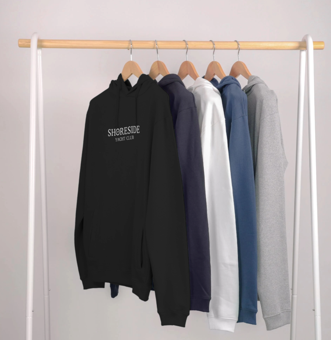 Shoreside Yacht Club Organic Cotton Hoodie - 3 Colours