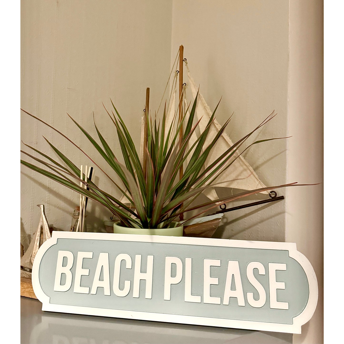 Beach Please Sign